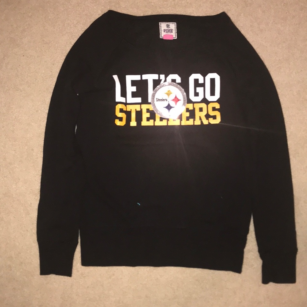 🏈Steelers PINK sweatshirt